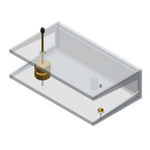 Celda de prueba: electrodos ASTM D149 tipo 1 | TF-2-75