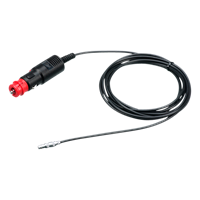 AO-0546 | Cable de alimentación de CC para aplicaciones en automóviles, conector circular 00 coaxial (macho) a conector de encendedor (macho)